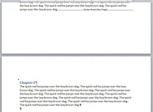 formatting example